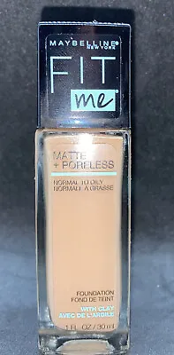 Maybelline Fit Me Matte+ Poreless Foundation 320- Natural Tan 1 Fl. Oz. • $8.39