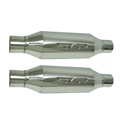 SLP Loud Mouth II Series Bullet Exhaust Mufflers For 96-04 Mustang Pair 31064 • $229.99