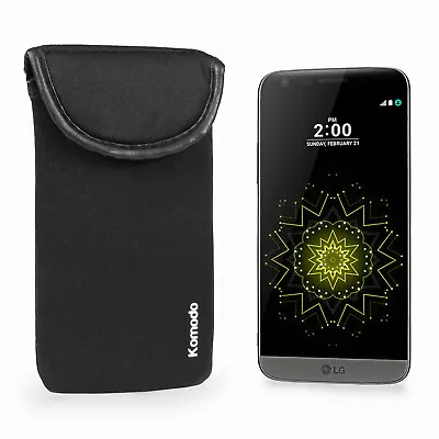 Komodo LG G5 Neoprene Phone Pouch Pocket Cover Case • £4.97