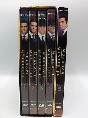 Murdoch Mysteries: Seasons 1-5 Collection DVD Set Season 1 2 3 4 5 Acorn • $16