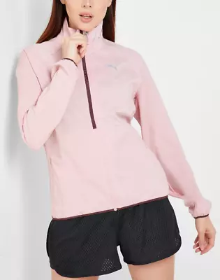 £9.99 • Buy Puma Women's Last Lap Hoodless Jacket / BNWT / Pink / Medium