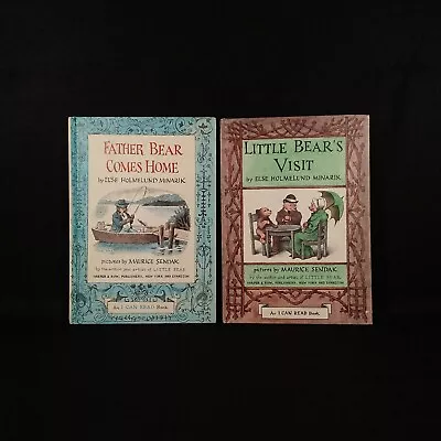 Father Bear Comes Home & Little Bear's Visit - Vintage Hardcover Books • $24.95