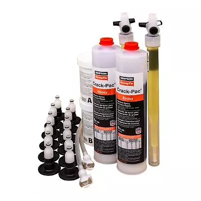 Simpson Strong-Tie ETIPAC2G10KT - CRACK-PAC Injection Epoxy Crack Repair Kit • $227.89