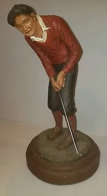 Vintage Michael Garman Sculpture Golfer 1985 • $19