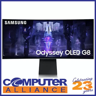 34  Samsung Odyssey OLED G8 Ultra-WQHD Curved Gaming Monitor LS34BG850SEXXY • $2099