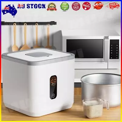 # 5KG Rice Dispenser Moistureproof Storage Container For Rice Sugar Pasta (Grey) • $20.20