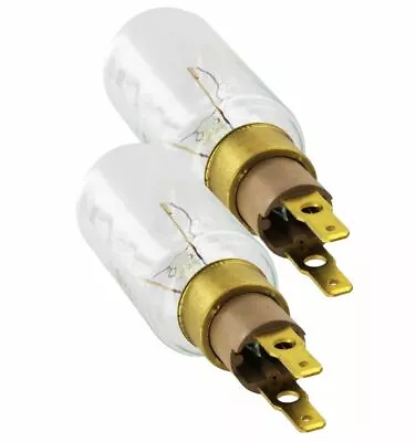 £9.99 • Buy 2x Genuine Whirlpool Maytag  Fridge Freezer 40W Lamp Bulb T Click