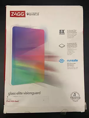 ZAGG InvisibleShield Glass Elite Visionguard Screen Protector For IPad 10th Gen • $49.99