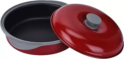 Microwave Frying Pan Skillet Grill & Crisper Pan With Lid Allows You To Fry • $46.49