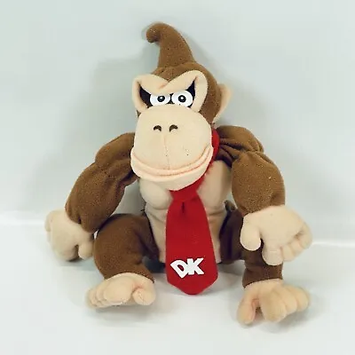 Vintage Nintendo Donkey Kong Super Mario 6  Bean Bag Plush Toy N64 1997 BD&A • $9.95