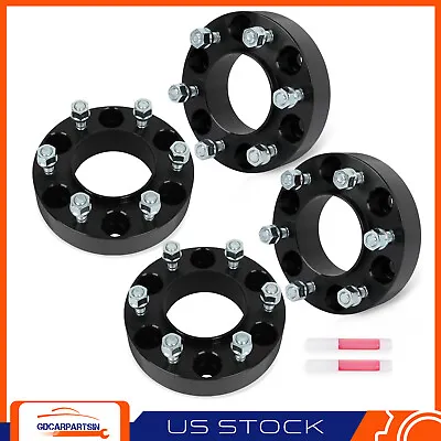 (4) 1.5  Hubcentric 6x5.5 Wheel Spacers 12x1.5 Fits 2021-2023 Ford Ranger Bronco • $85.19