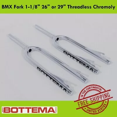 BOTTEMA BMX Fork 1-1/8  26  Or 29  Threadless Chromoly Bicycle • $119