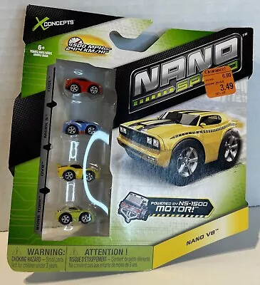 X Concepts Nano Speed V8 Micro Cars 4 Pack Sealed New. TOOL MERK 5 POMONA DV8 • $15.85