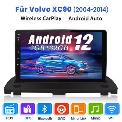 Car Player 9  Android 12 Radio For Volvo XC90 2004-2014 GPS Navi Stereo Wifi USB • $159.99