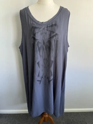 $29.95 • Buy Euphoria/Code NZ – Women's Designer Tunic (Grey/Black) Plus Sized Size 24 – GUC