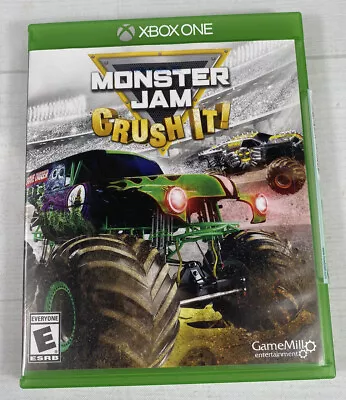 Monster Jam: Crush It (Microsoft Xbox One 2016) W/ Manual - Tested • $11.99