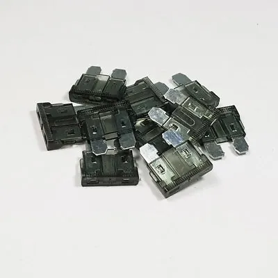 1 A Amp Standard Blade Fuses Black Amps Fuse Car Van Auto Marine Pack Of 10 • £3.49