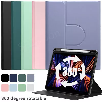 360° Rotating Leather Stand Case Cover For IPad 7/8/9/10th Gen Air 3 4 5 Pro 11 • £11.99