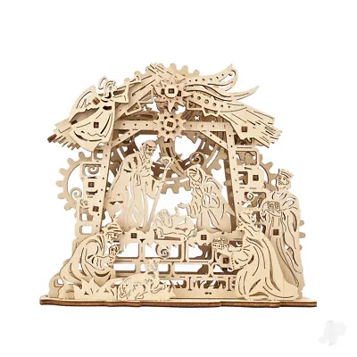 £14.47 • Buy UGears Christmas Nativity Scene 3D Puzzle Mechanical Wood Construction Kit