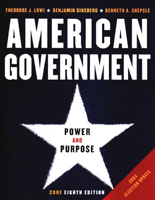 American Government : Power And Purpose Paperback • $4.50