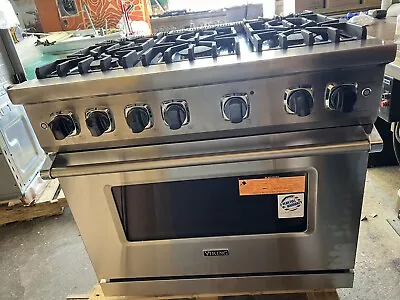 Viking 36  Professional 5 Series Stainless Gas Sealed Burner Range VGR5366BSS • $4533