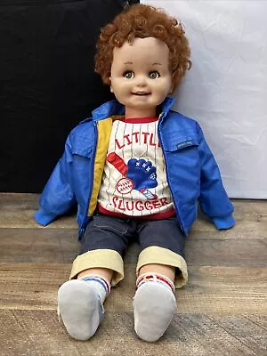 Vintage 1986 Playmates Corky 25” Talking Doll With 1 Cassette Preowned For Parts • $40