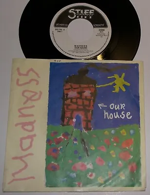 Madness Our House 7  Vinyl Belgium Sabam Stiff Label Vg G Record 1982 Buy 163 • £8