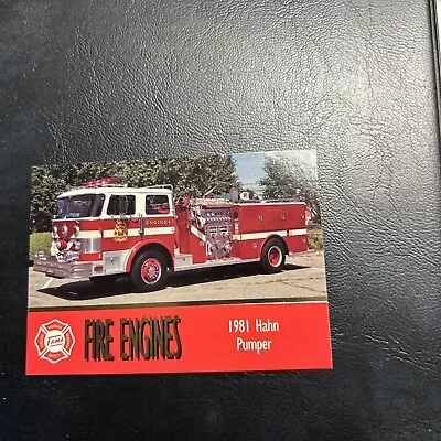 Jb98 Fama Fire Engines 1993 #60 Fairfax County Virginia 1981 Hahn Pumper • $1.99