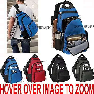 Sling Backpack Single Shoulder Strap Bag Book Travel School Outdoor Cross Chest • $27.95