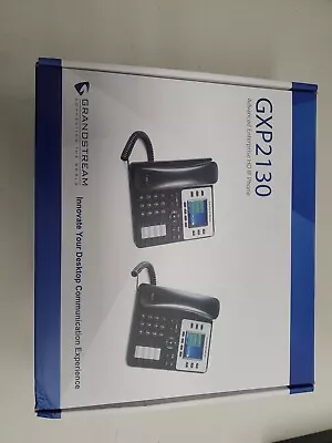 GRANDSTREAM GXP2130v2: 3 Line HD IP Phone W/Clr Display-VoIP Bluetooth EHS • $60