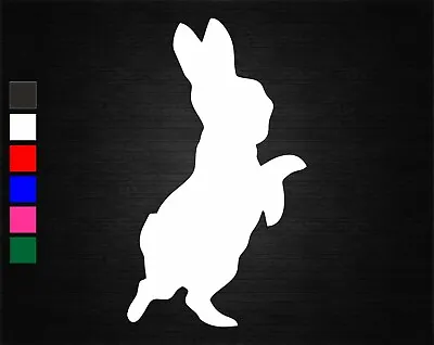 Peter Rabbit Silhouette Decal Sticker Car/van/wall/door/laptop/tablet/window • £2.60