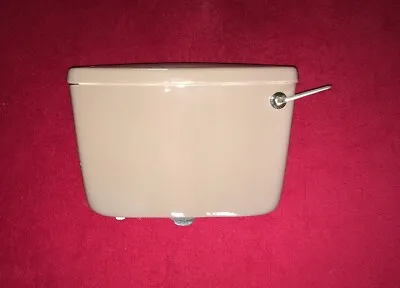 £15 • Buy Toilet Cistern, STA Sanitaryware, Brown, With Working Flush And Gold Handle