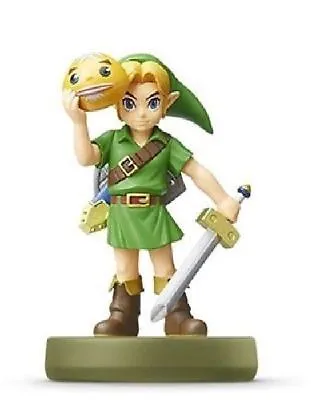 Nintendo Amiibo The Legend Of Zelda Majora's Mask LINK 3DS Wii U Accessories NEW • £39.19