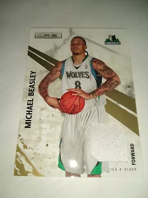 Michael Beasley 2010 Rookies And Stars Jersey #72 28/299 Wolves • $5.63