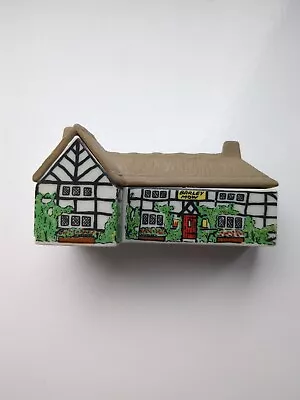 Vintage Wade Whimsey-on-Why The Barley Mow House Cottage No.8 Ornament  • £2