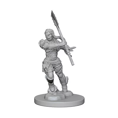 WizKids Pathfinder Mini 28mm Half Orc Female Barbarian Pack New • £5.30