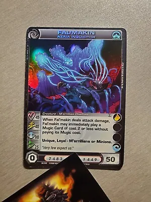 Chaotic Fal'makin Azaia Inquisitor Ultra Rare Card. Alliances Unraveled. NM/LP • $479