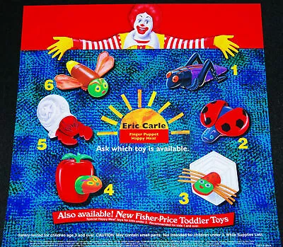 1996 Eric Carle Mcdonalds Happy Meal Toys - U Pick • $2.99