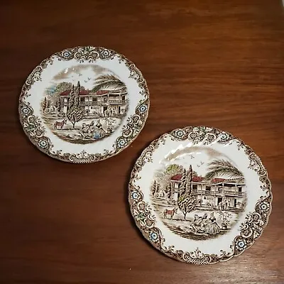 Heritage Hall By Johnson Brothers Spanish Hacienda Set Of Two Bread Plates • $7.49
