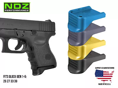 For Glock 26 27 33 39 Magazine Base Plate Finger Extension Retro Style Patriotic • $22.99