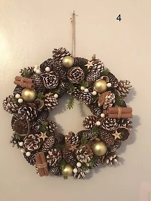 Christmas Wreath 36cm Beautifully Hand Made • £16