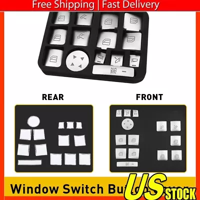 For Mercedes Benz E C-Class GLK Car Door Armrest Window Switch Button Cover Trim • $12.99