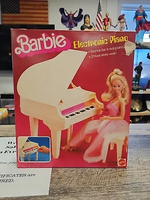 Vintage 1981 Barbie Electric Piano Playset Sealed Mattel Toys • $96.95