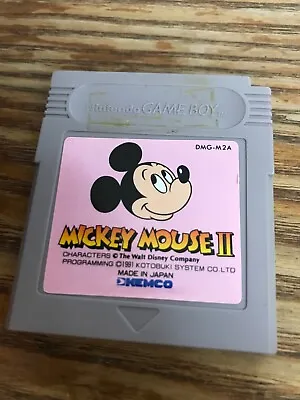 Mickey Mouse Ll 2 Nintendo Game Boy Kemco 1991 DMG-M2A Japanese Version Action • $11.95