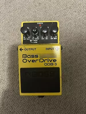 Boss ODB3 Bass Overdrive Guitar Effects Pedal • $110