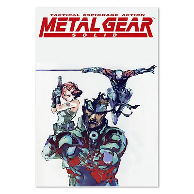 Metal Gear Solid Game Poster |  Exclusive Art Work |  High Quality Prints • $14.44