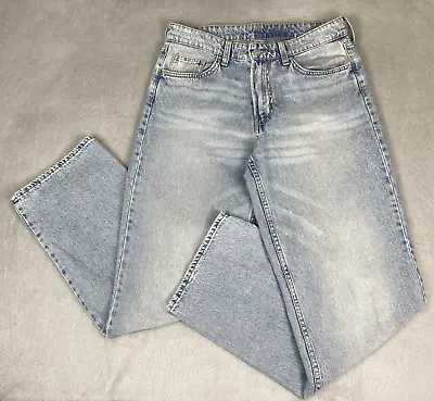 H&M &denim Baggy Jeans Women's Size 4 Straight Leg Y2K 100% Cotton • $19