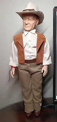 Vintage 1981 Effanbee  Legend Series  Cowboy JOHN WAYNE 17  Doll  • $21.99