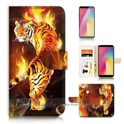 $12.99 • Buy ( For Oppo A73 ) Flip Wallet Case Cover P21191 Tiger