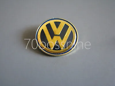 Volkswagon Vw Logo Round 3/4  Bubble Type Automotive Hat Pin Lapel Pin • $12.50